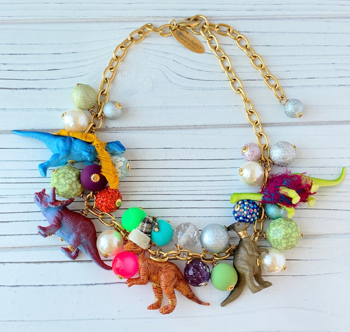 Lenora Dame Cozy Dino Dinosaur Necklace