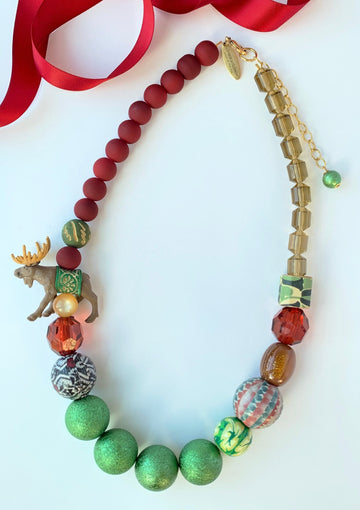 Lenora Dame Meryl the Moose Queen Mum Necklace