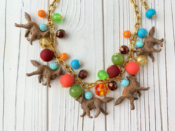 Lenora Dame Foxy Bauble Charm Necklace