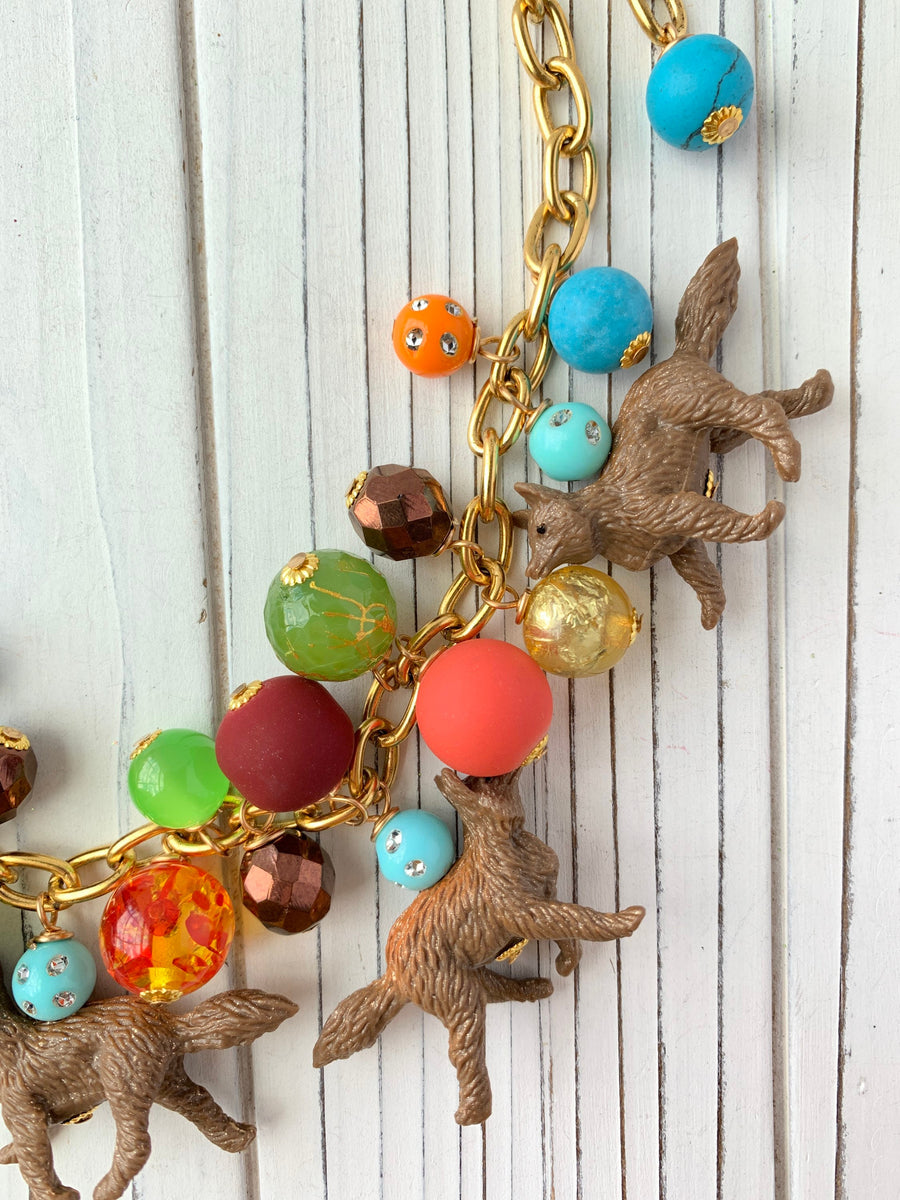 Lenora Dame Foxy Bauble Charm Necklace