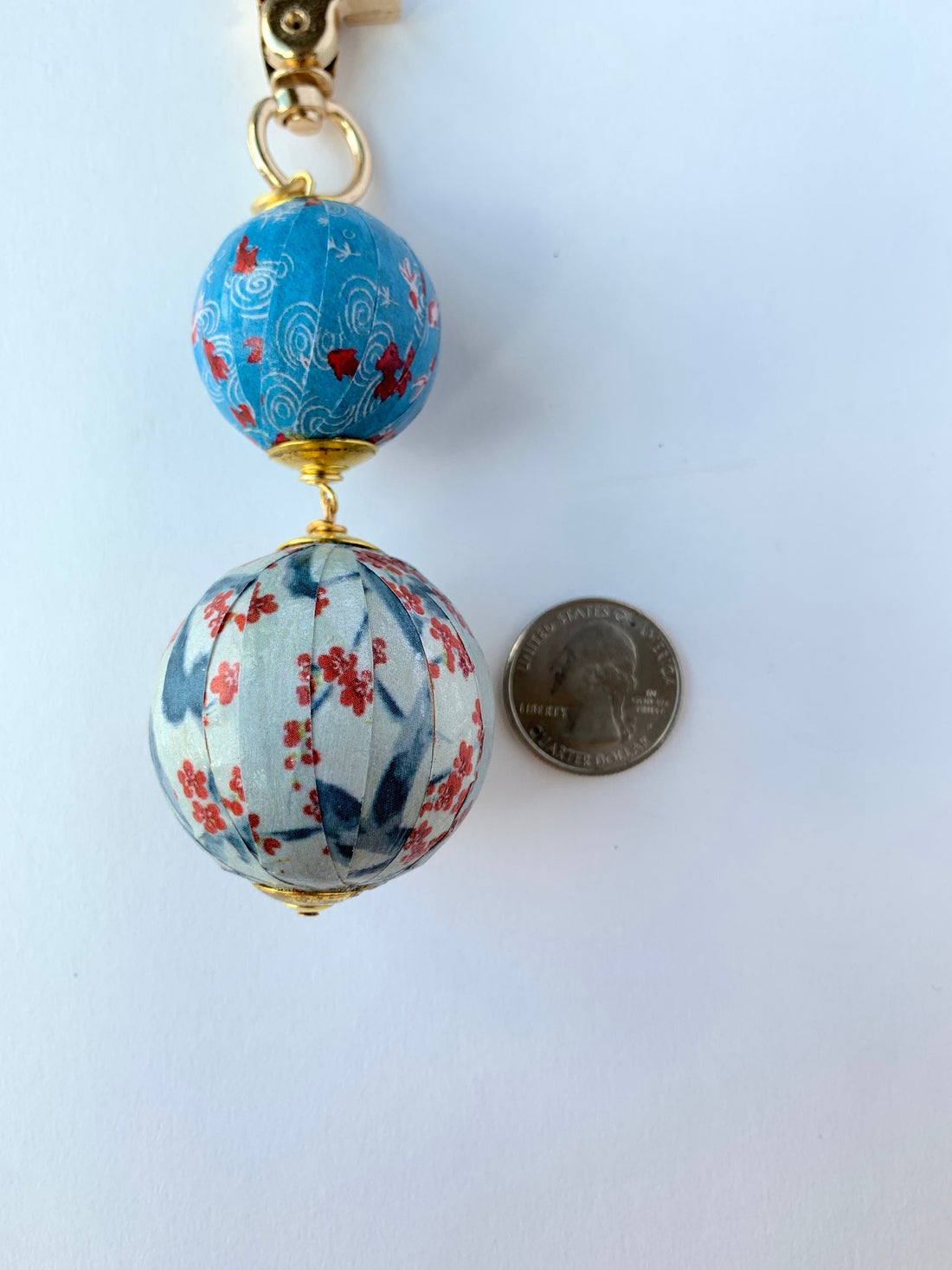 Lenora Dame Large Patchwork Handmade Purse Charm in Tokyo - One-of-a-Kind