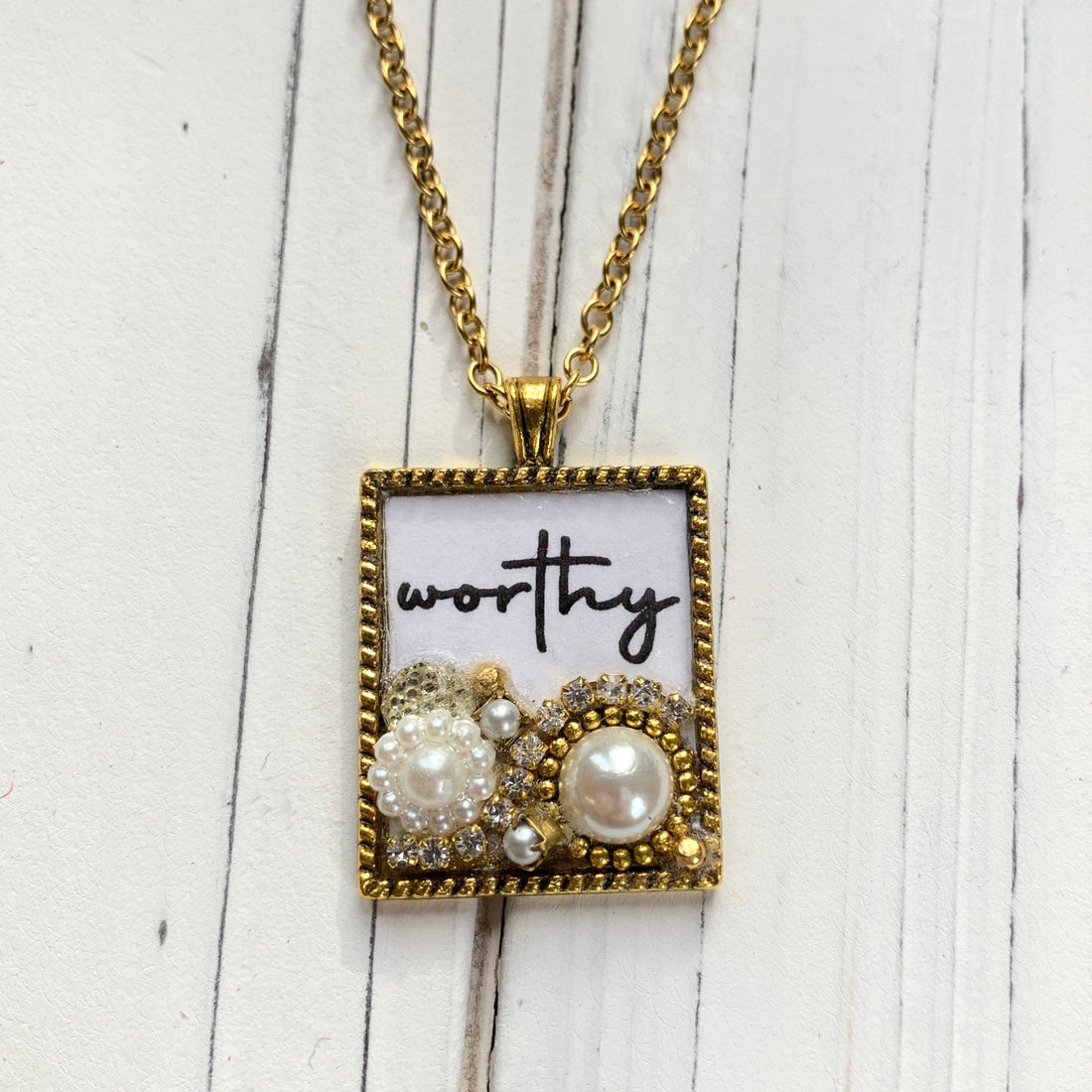 Lenora Dame Worthy Mosaic Pendant Necklace - Limited Special Release