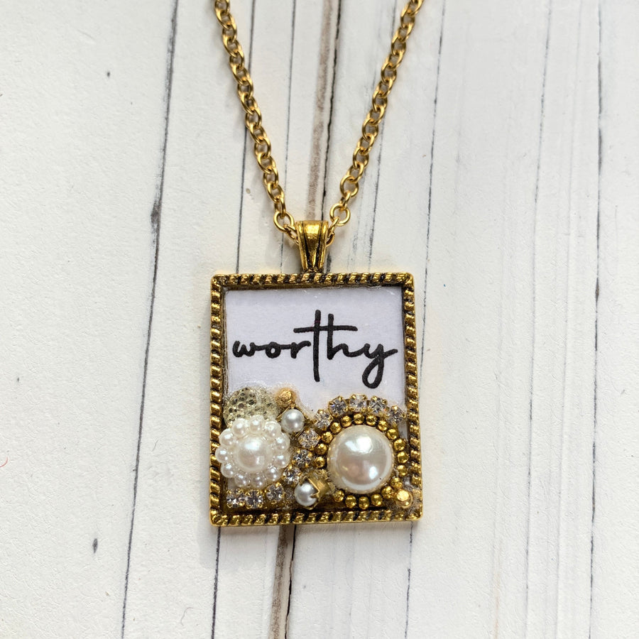Lenora Dame Worthy Mosaic Pendant Necklace - Limited Special Release