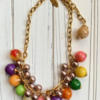 Lenora Dame Carnivale Bauble Charm Necklace