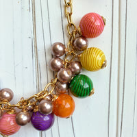 Lenora Dame Carnivale Bauble Charm Necklace