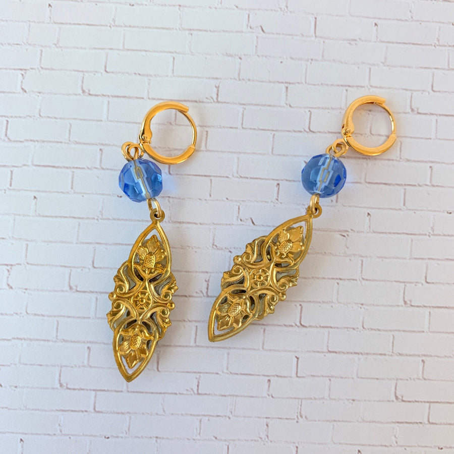 Lenora Dame April Showers Earrings in Bluebell