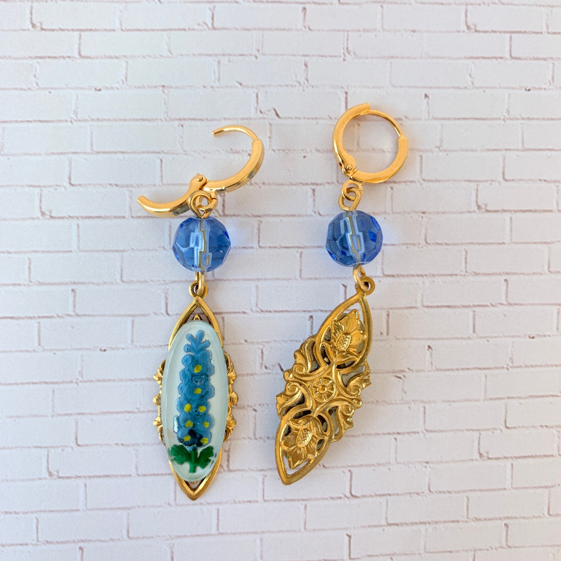 Lenora Dame April Showers Earrings in Bluebell