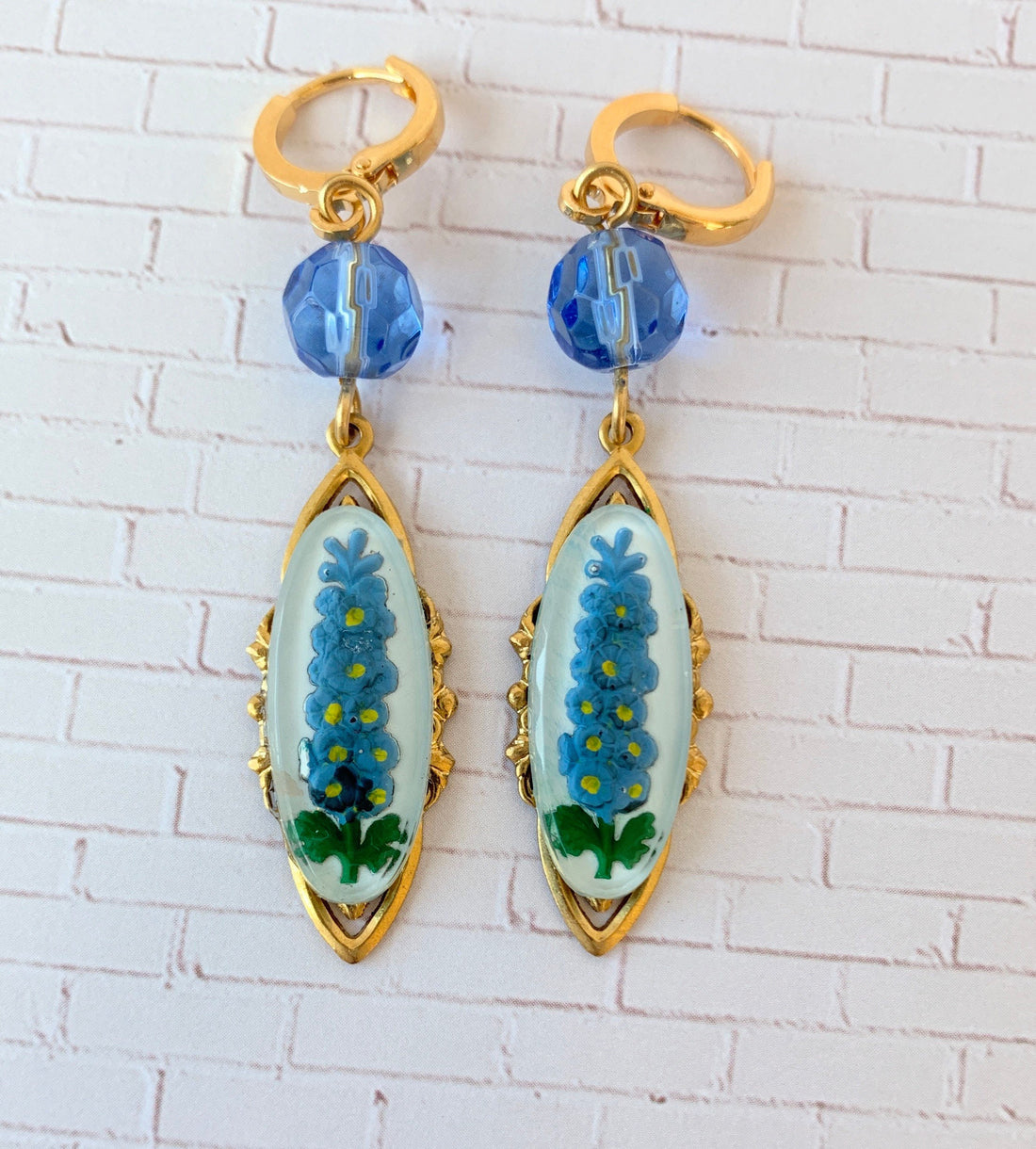 Lenora Dame April Showers Earrings in Bluebell