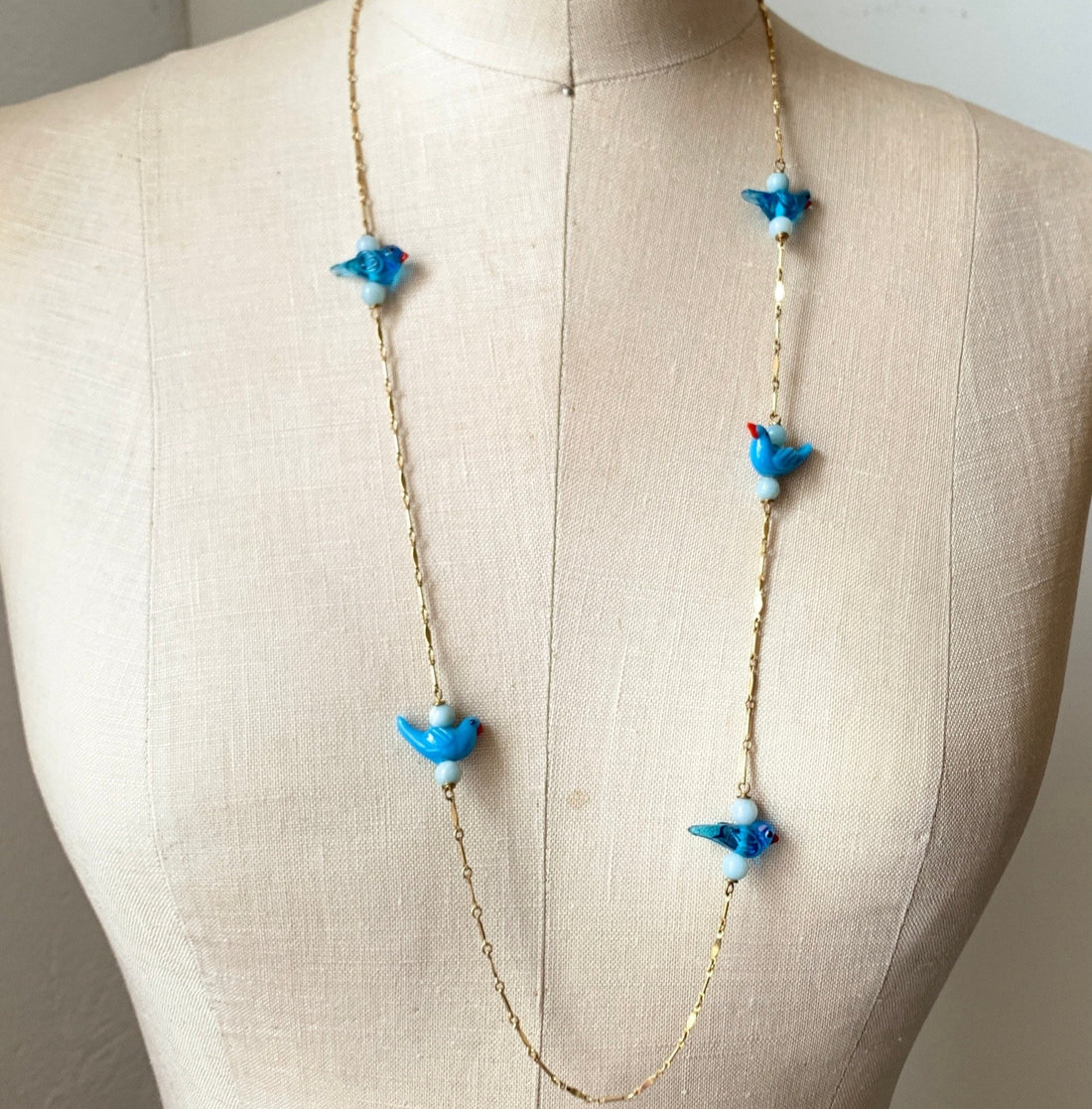Lenora Dame Put A Bird on It Necklace in Robin&