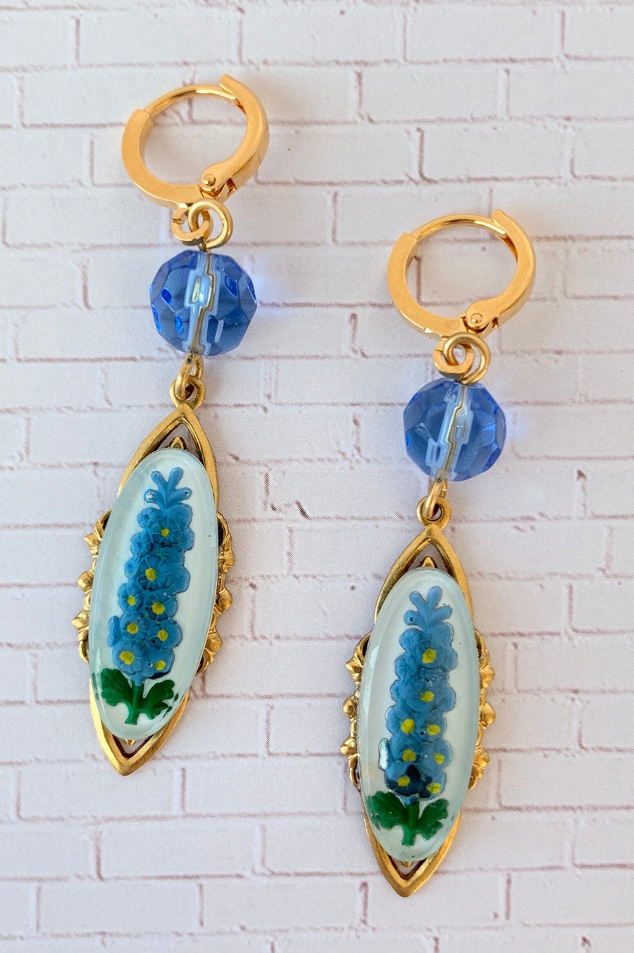 Lenora Dame April Showers Earrings in Bluebell