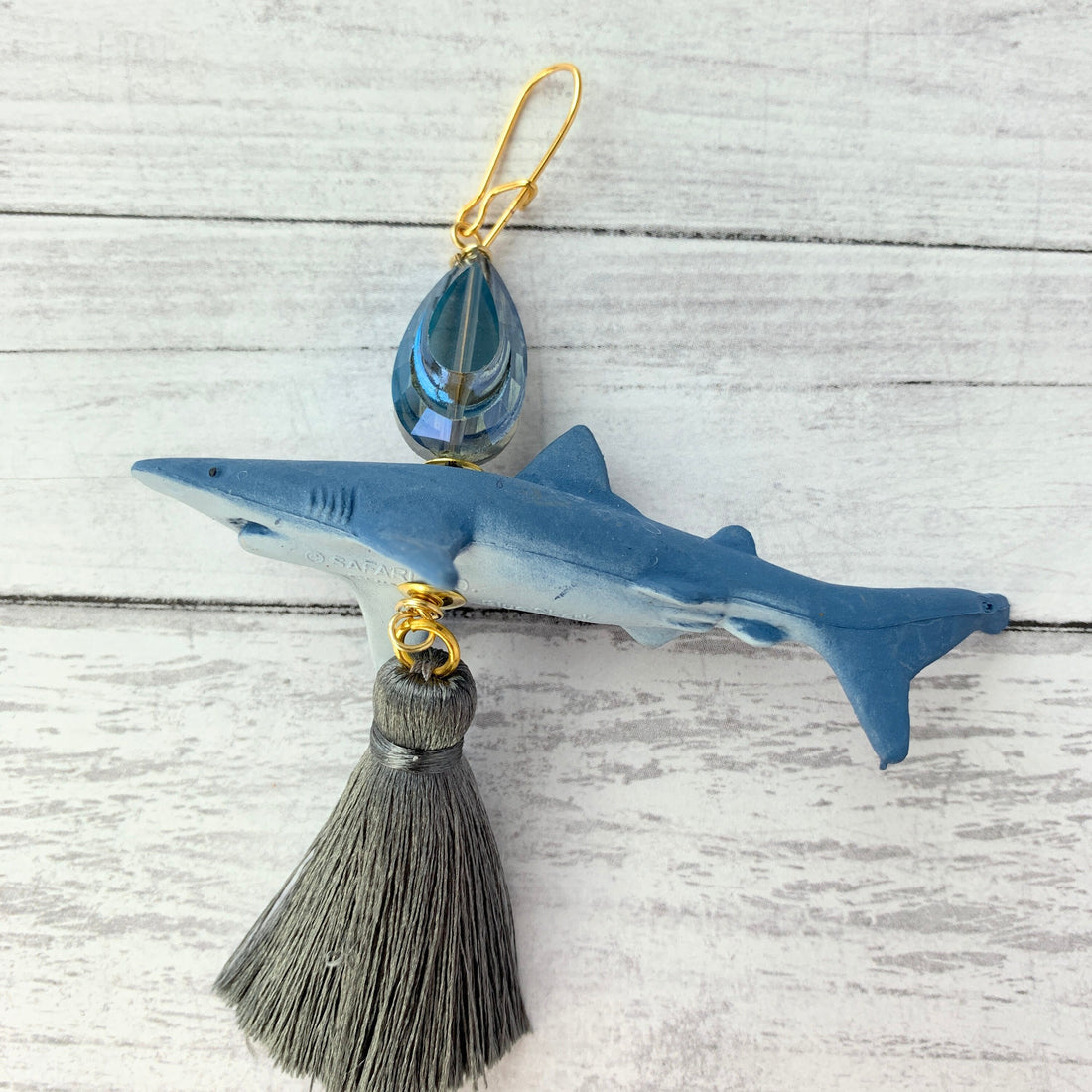 Lenora Dame Shark Tassel Earrings