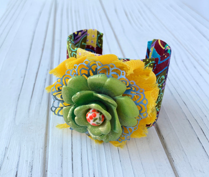 Lenora Dame Primrose Large Cuff Bracelet