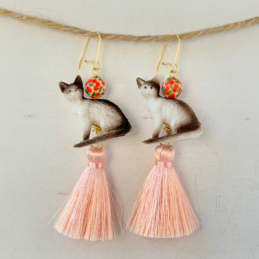 Lenora Dame Juniper Tassel Earrings