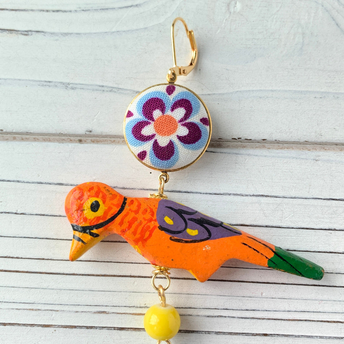 Lenora Dame Polly Parrot Earrings