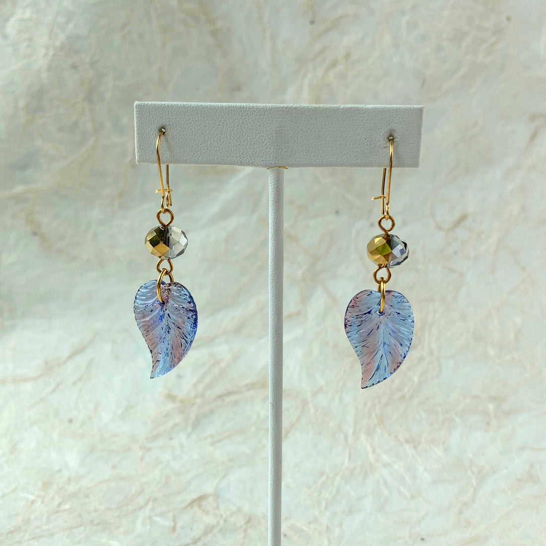 Lenora Dame Palm Leaf Dangle Earrings - LAST ONE!