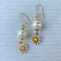 Lenora Dame Daisy Chain Pearl Earrings