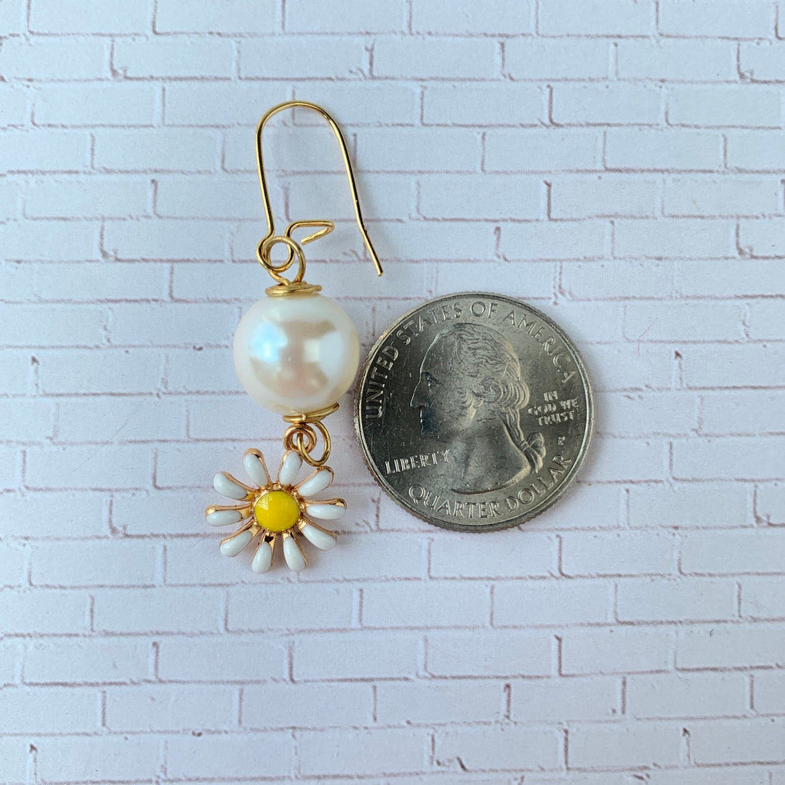 Lenora Dame Daisy Chain Pearl Earrings