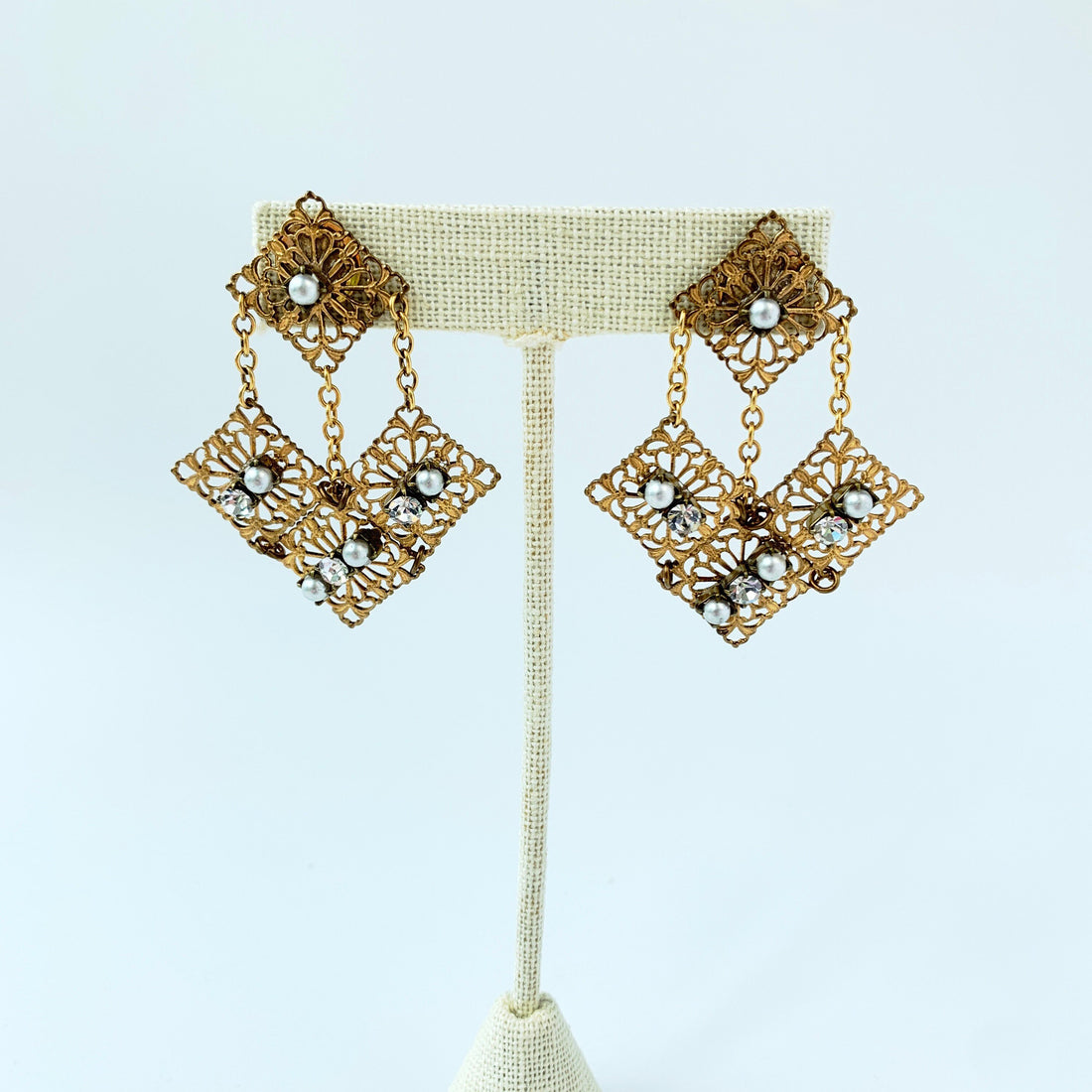 Lenora Dame Linked Filigree Earrings