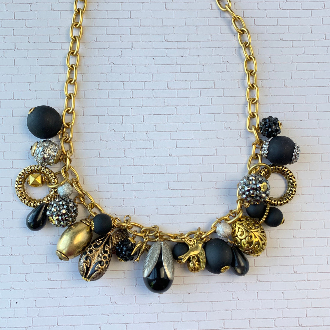 Lenora Dame Noir Bauble Charm Necklace