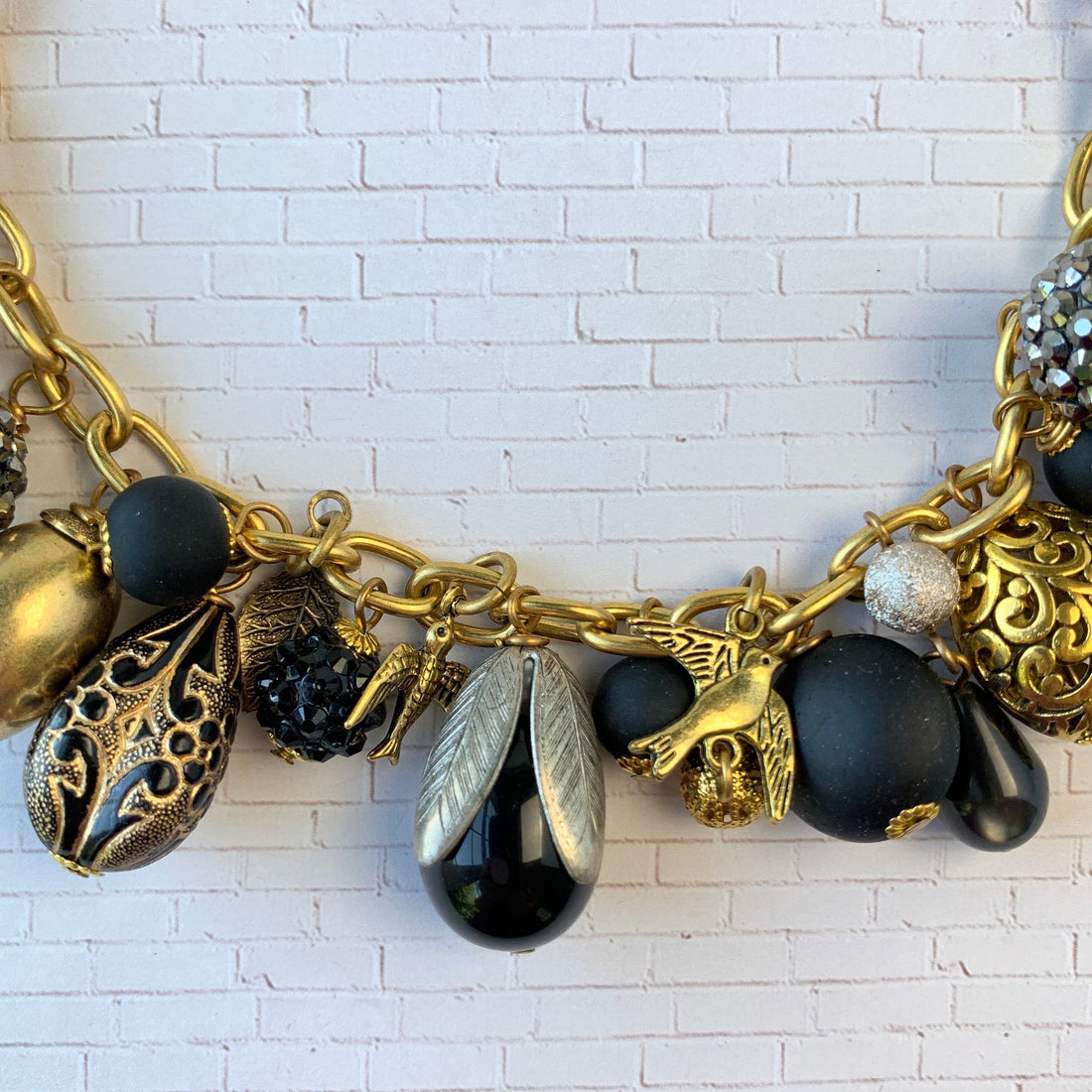 Lenora Dame Noir Bauble Charm Necklace