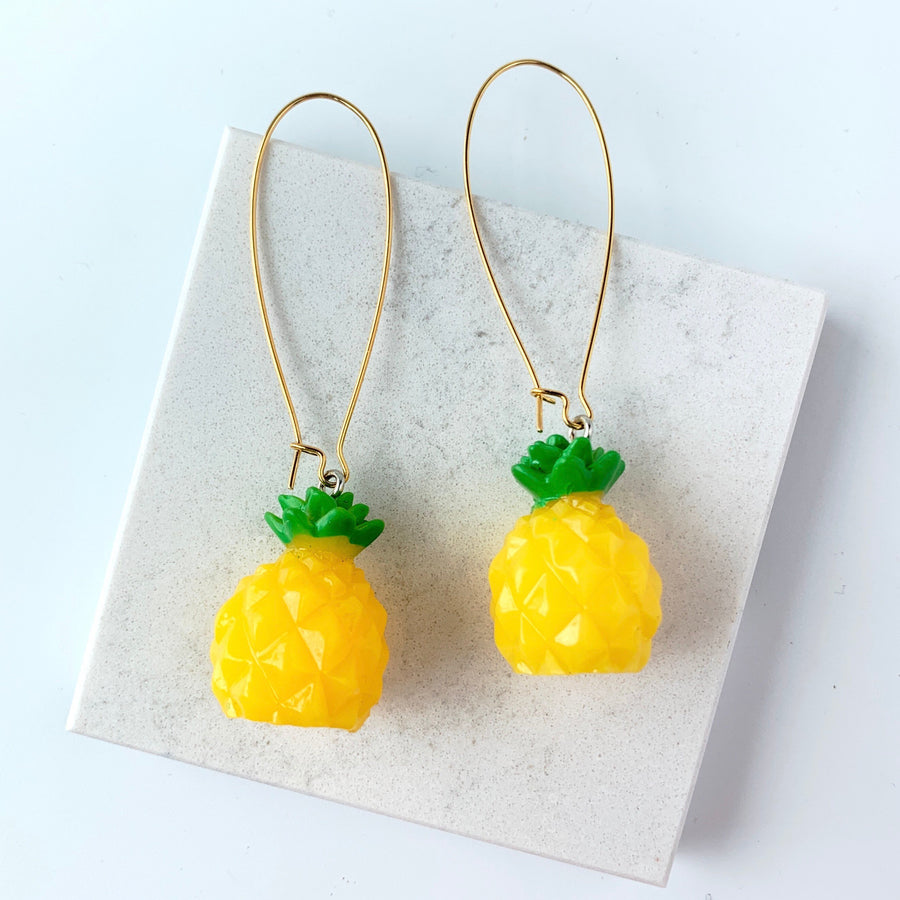 Lenora Dame Pineapple Drop Earrings