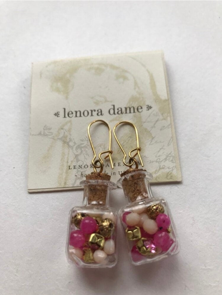 Lenora Dame Bottled Treasure Earrings - 3 Color Choices