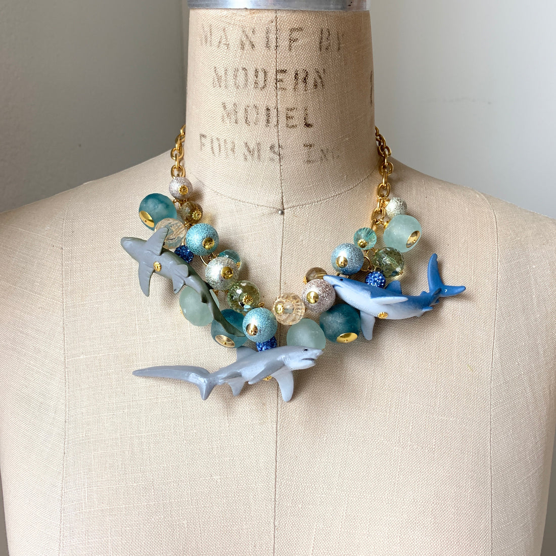 Lenora Dame Shark Week Charm Necklace