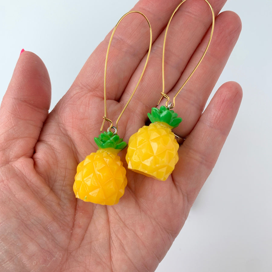 Lenora Dame Pineapple Drop Earrings