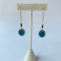 Lenora Dame Dreamy Deep Blue Dangle Earrings