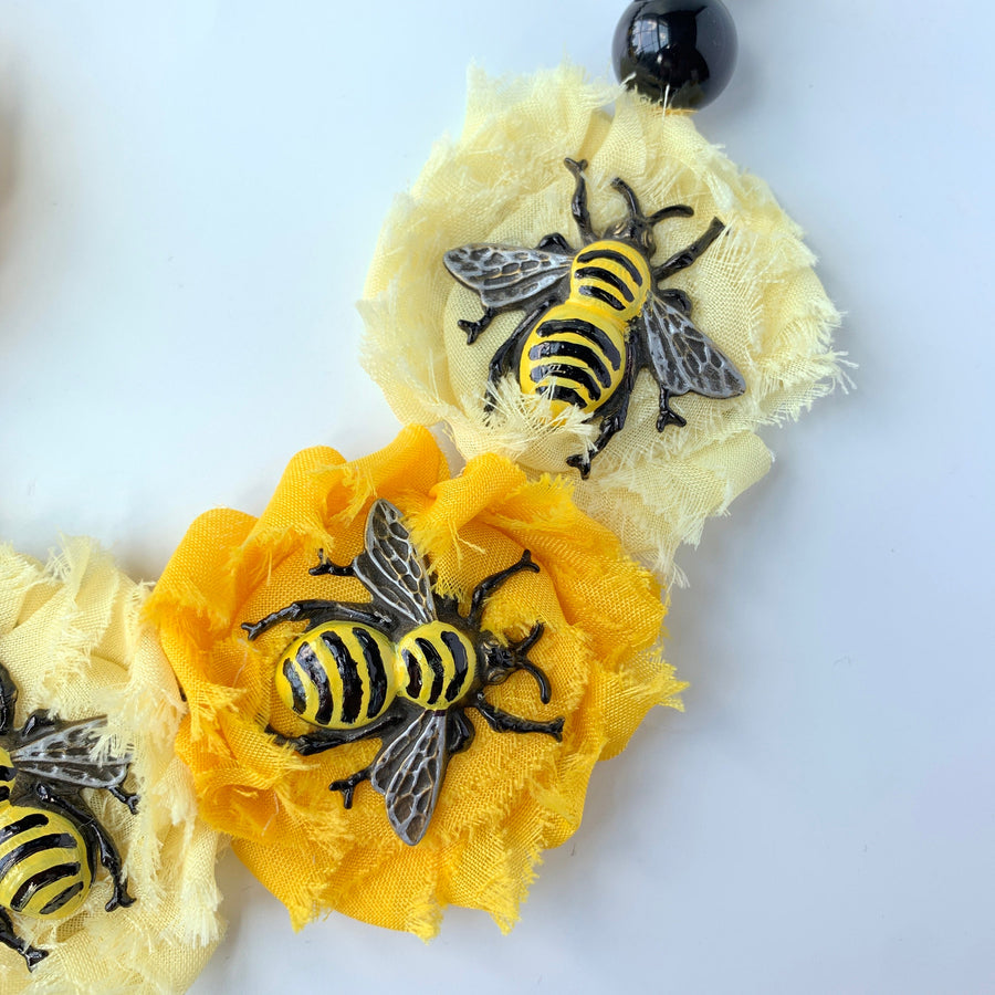 Lenora Dame Queen Bee Bib Necklace