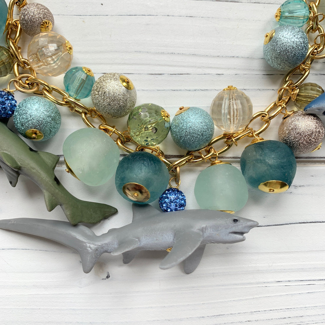 Lenora Dame Shark Week Charm Necklace