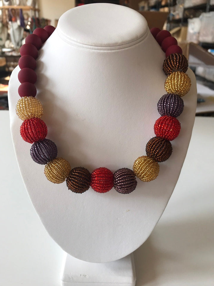 Lenora Dame Autumn Queen Mum Choker Necklace