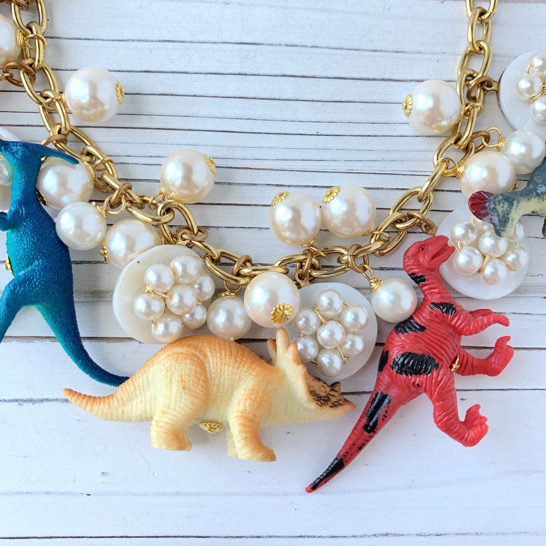 Lenora Dame Dino Disco Necklace