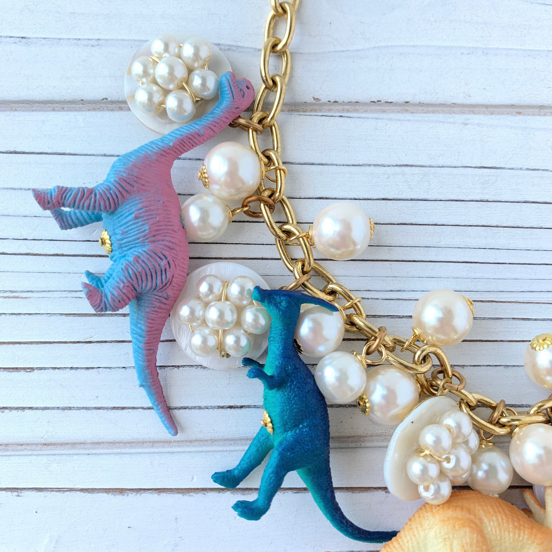 Lenora Dame Dino Disco Necklace