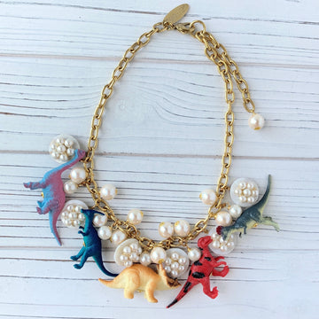 Lenora Dame Dino Disco Necklace