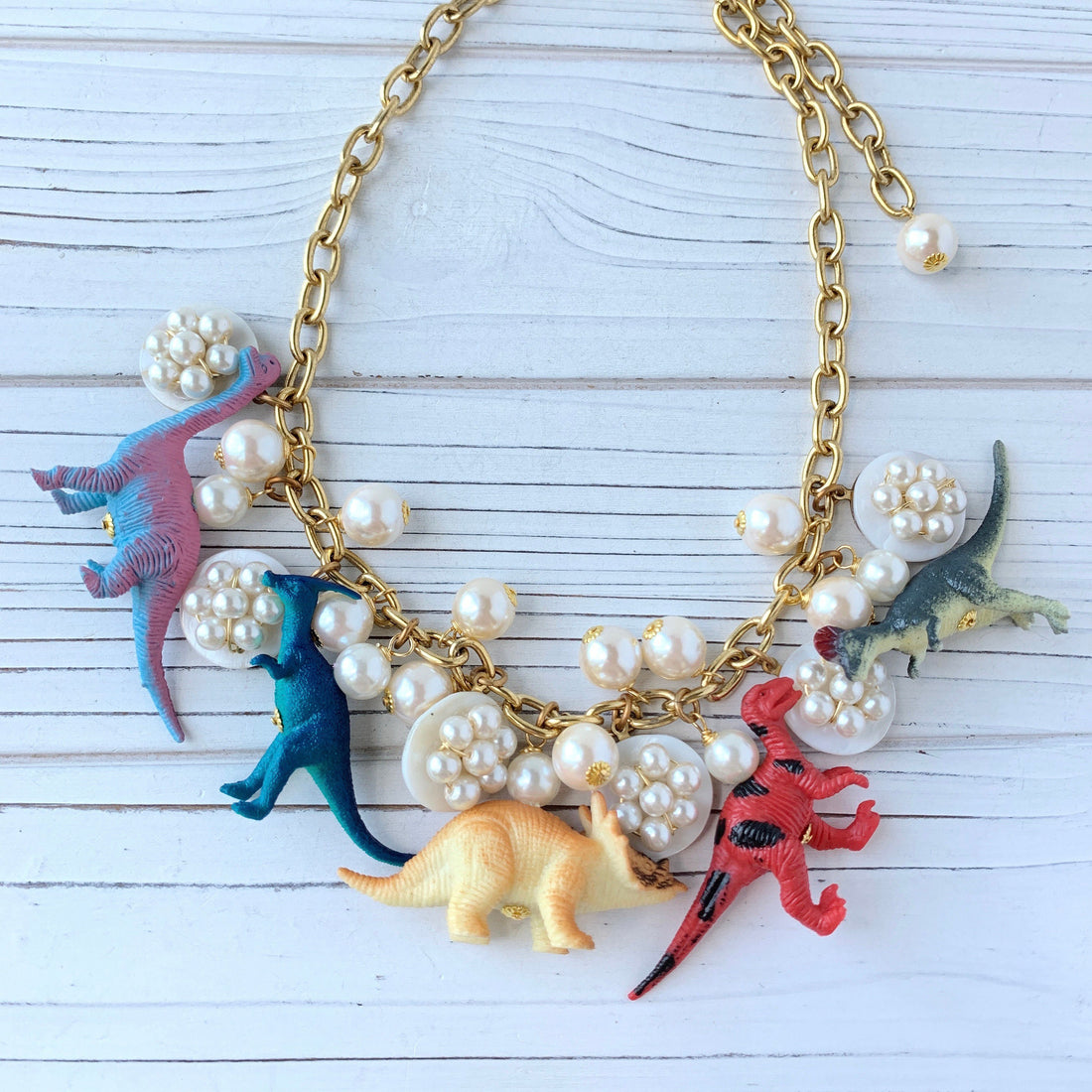 Lenora Dame Dino Disco Necklace