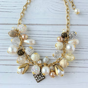 Lenora Dame Pearly Charm Necklace