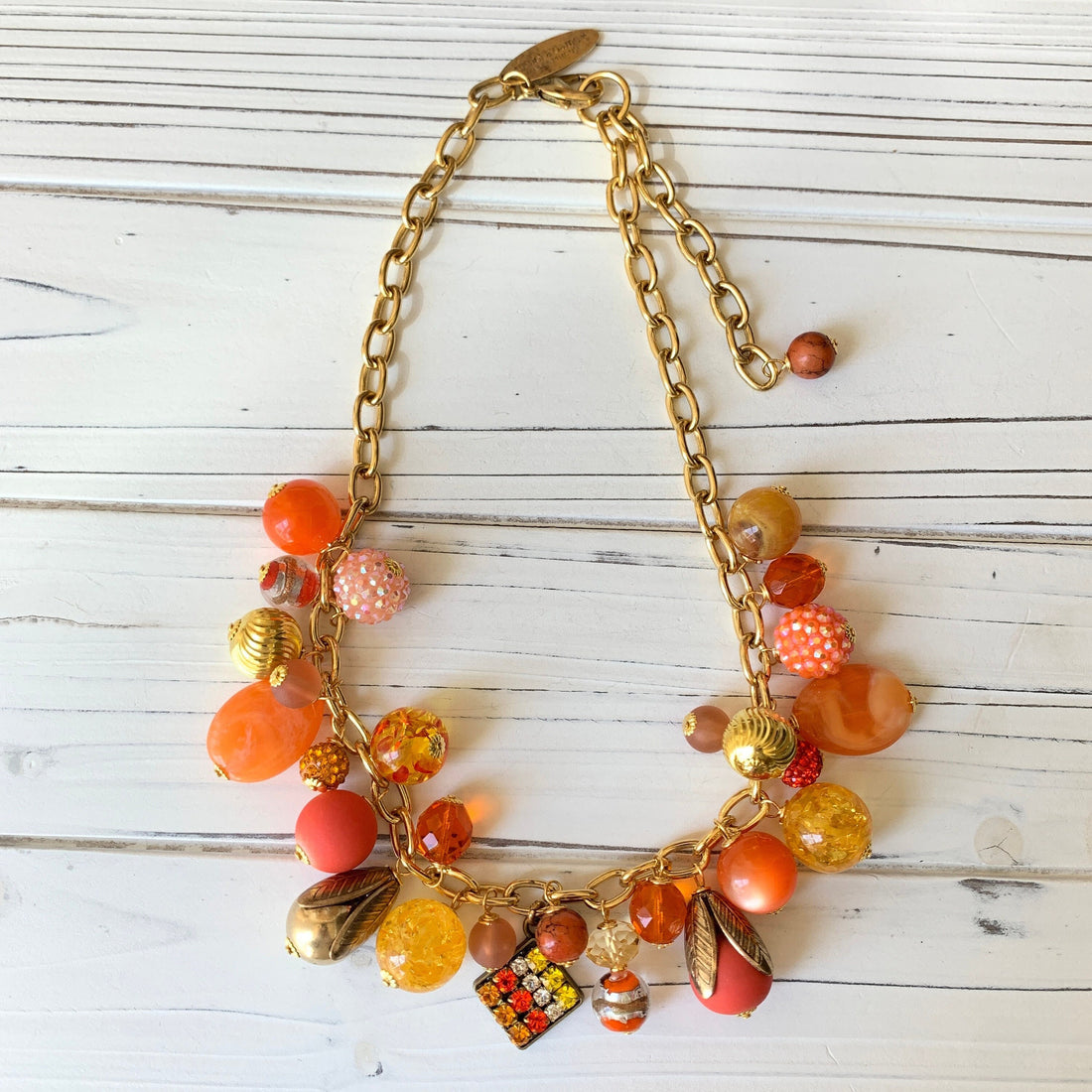 Lenora Dame Citrus Charm Necklace