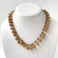 Lenora Dame Vintage-Inspired Rhinestone Pave Charm Necklace - 3 Color Choices!