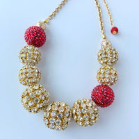 Lenora Dame Holiday Bling Bling Statement Necklace