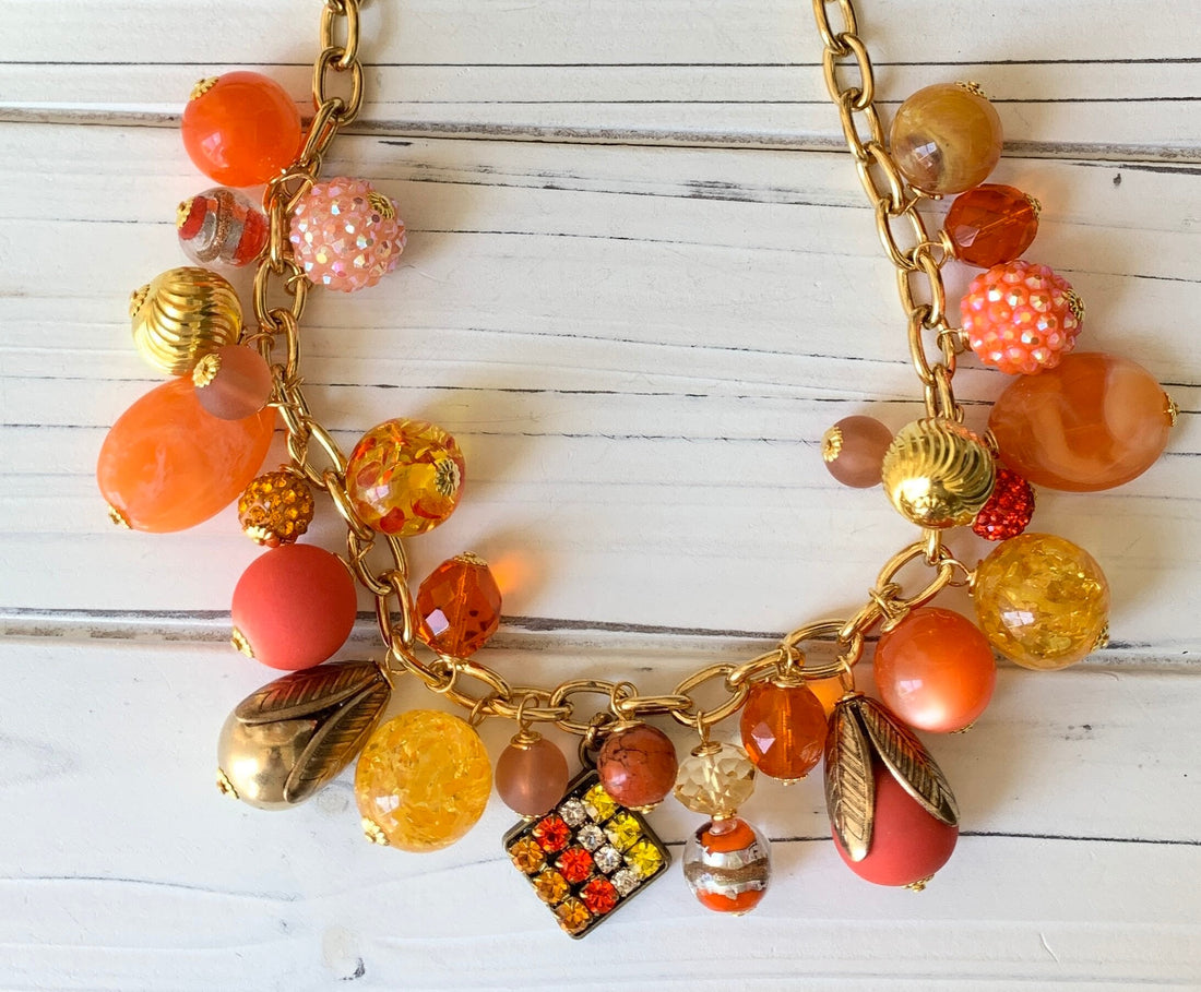 Lenora Dame Citrus Charm Necklace