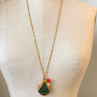 Lenora Dame O, Tannenbaum Christmas Tree Locket Necklace
