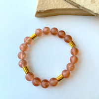 Lenora Dame 4-Piece Rust Stretch Bracelet Set