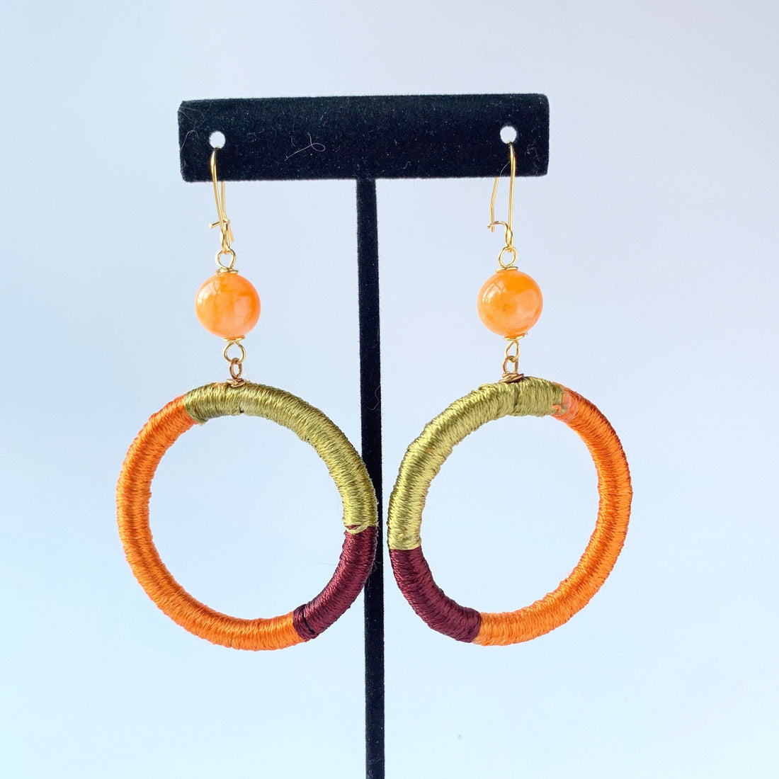 Lenora Dame Autumn Hoop Earrings - One of a Kind