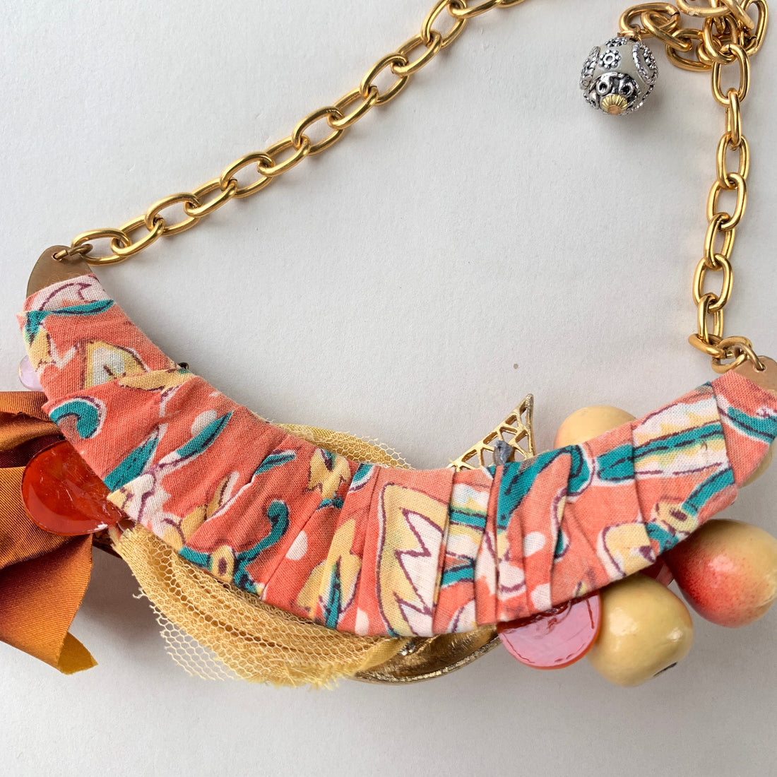 Lenora Dame Koi Fall Bib Statement Necklace