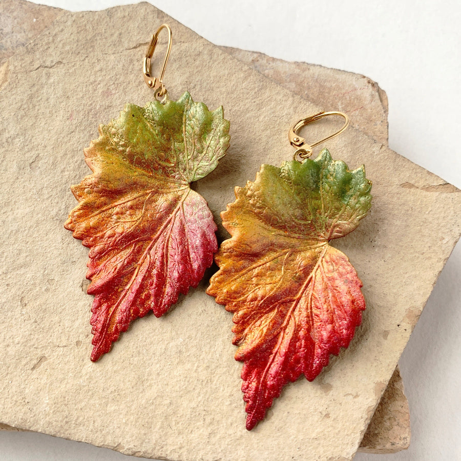 Lenora Dame Autumn Leaves Dangle Earrings