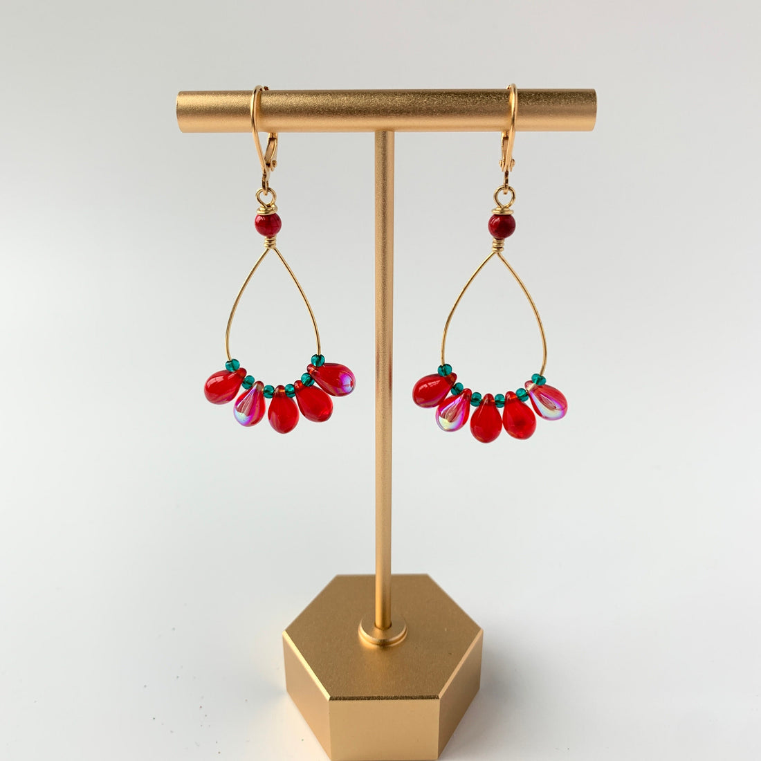 Lenora Dame Holiday Chandelier Earrings