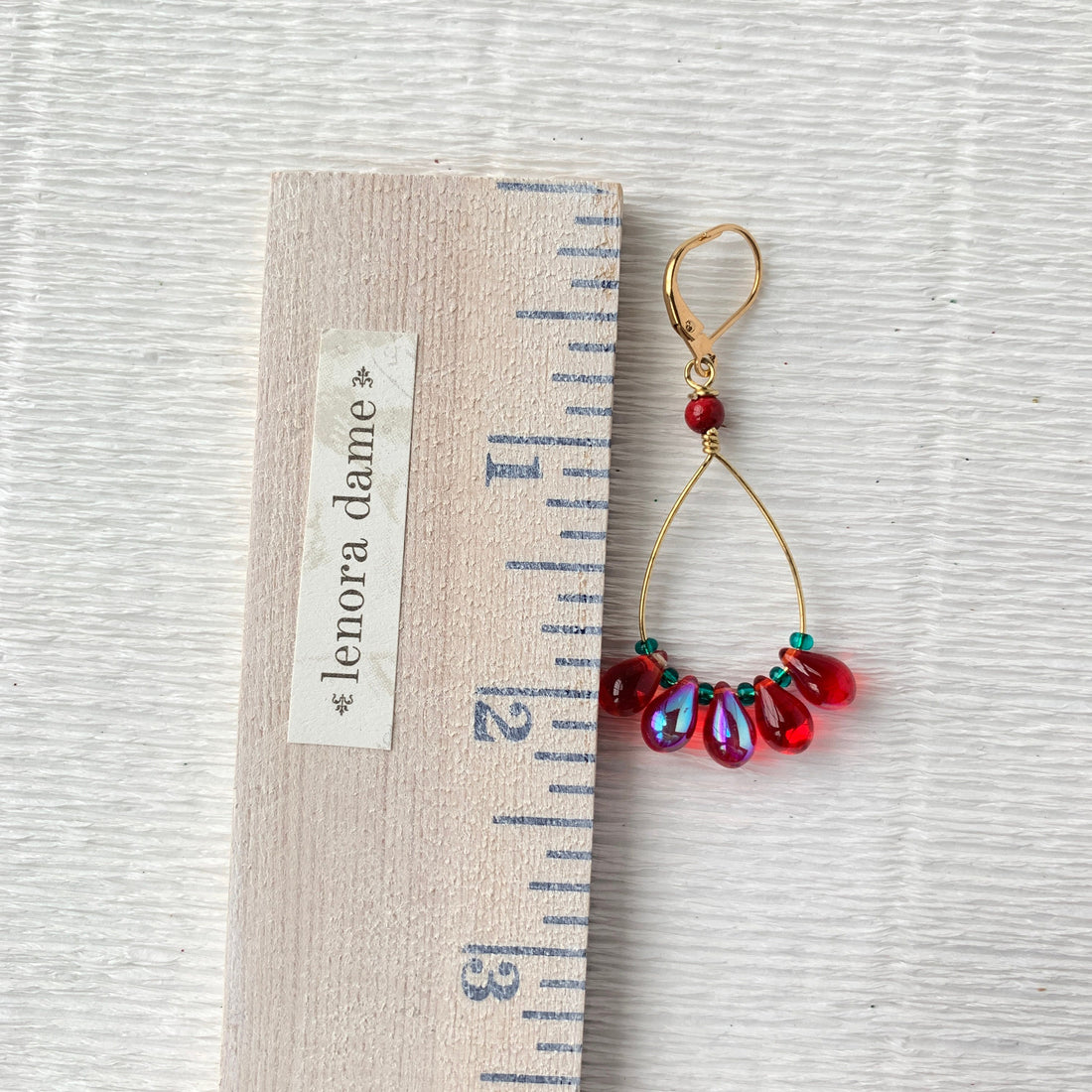 Lenora Dame Holiday Chandelier Earrings