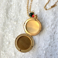 Lenora Dame Home for the Holidays Locket Necklace