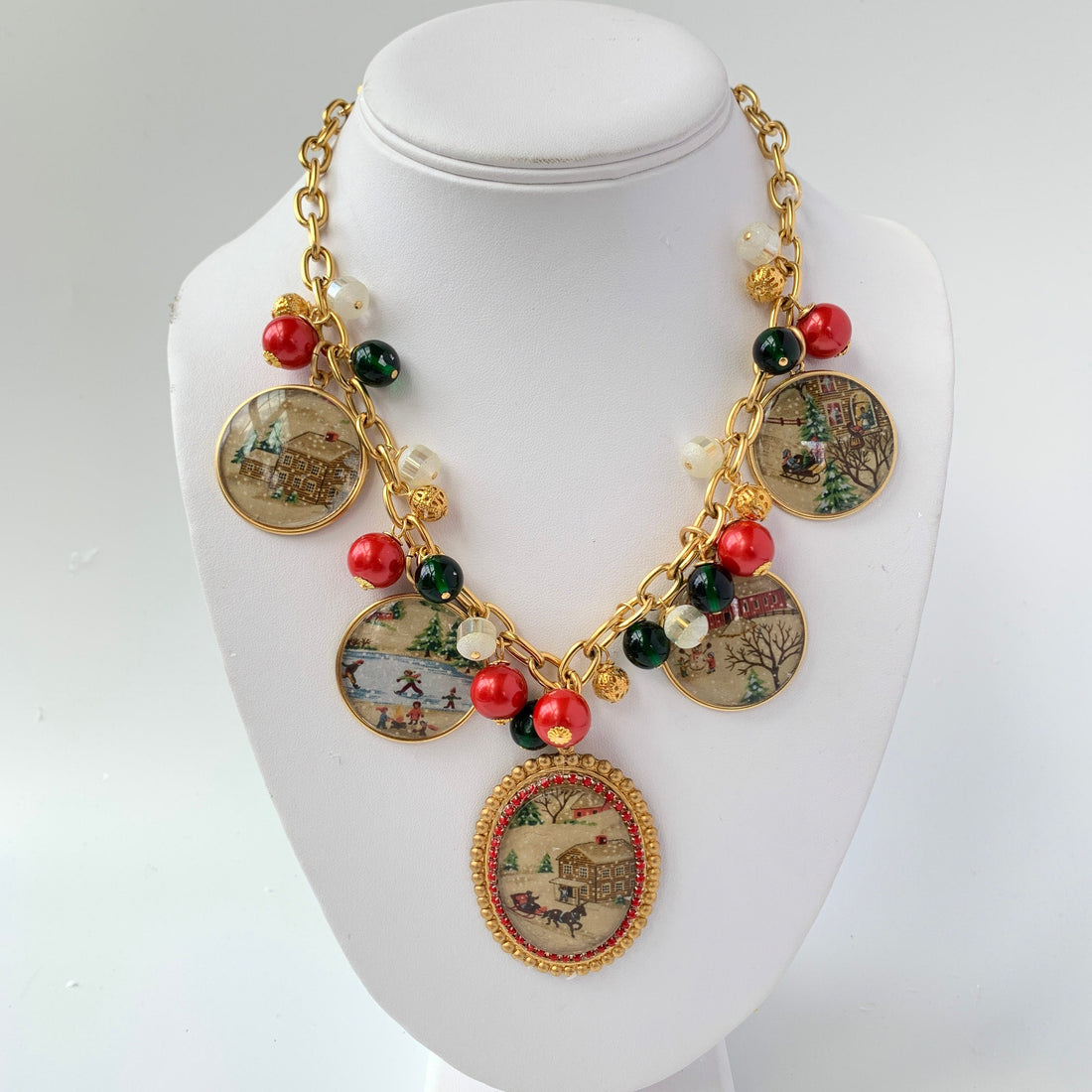 Lenora Dame Home for the Holidays Charm Necklace